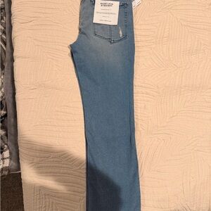Good American Light Blue Straight Leg Jeans